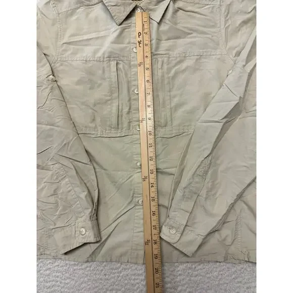 Exofficio Womens Long Sleeve Button Down Hiking Shirt Medium - Picture 4 of 6